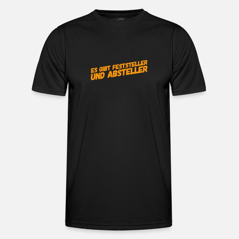 ich bin ein Macher - Männer Funktions-T-Shirt - Schwarz