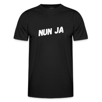 ich weiß es nicht - Männer Funktions-T-Shirt - Schwarz - Vorne - AI Model Male 178 dark (178cm)