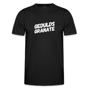ich liebe Geduld - Männer Funktions-T-Shirt - Schwarz - Vorne - AI Model Male 178 dark (178cm)