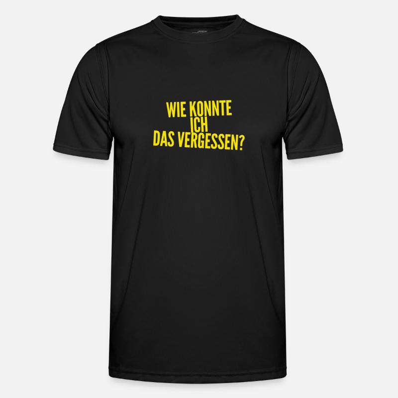 ich bin kopflos - Männer Funktions-T-Shirt - Schwarz