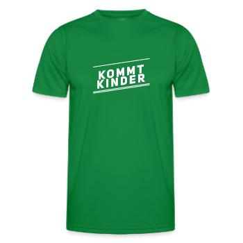 lasst uns anfangen - Männer Funktions-T-Shirt - Kelly Green - Vorne - AI Model Male 178 dark (178cm)