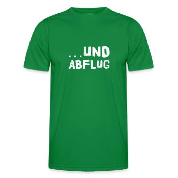 ab geht`s - Männer Funktions-T-Shirt - Kelly Green - Vorne - AI Model Male 178 dark (178cm)