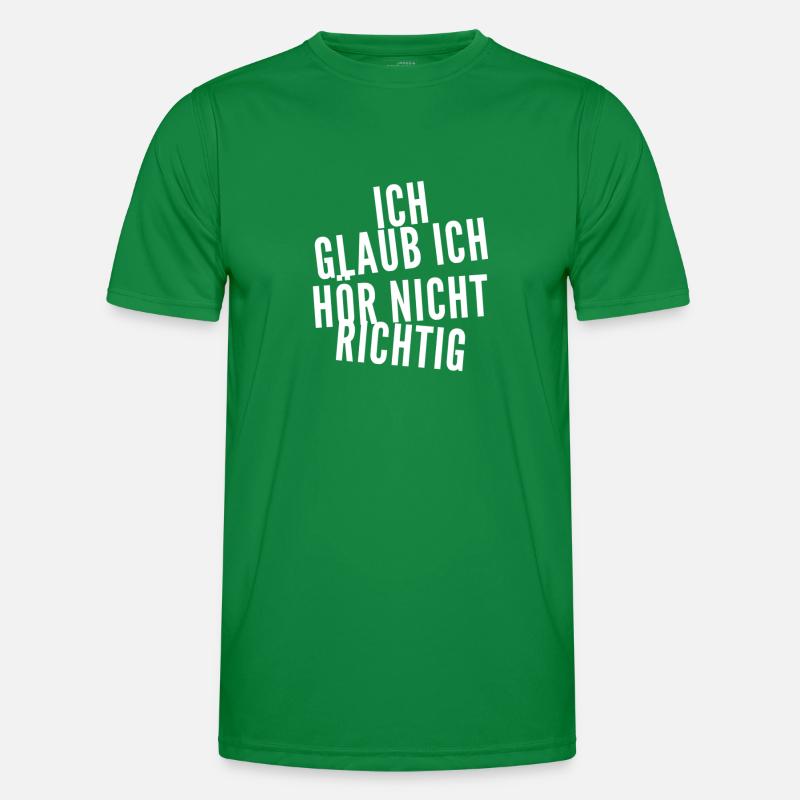 ich glaube es nicht Männer Funktions-T-Shirt