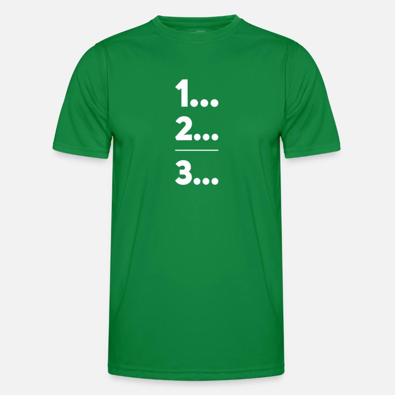 erstens, zweitens, drittens Männer Funktions-T-Shirt