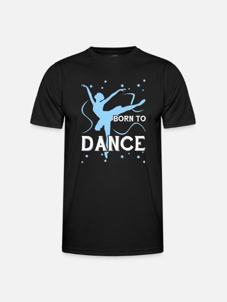 Dance Born To Dance - Funktionsshirt til herrer - sort
