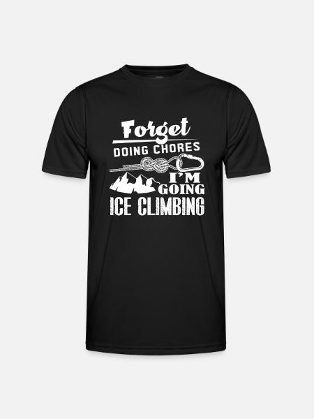 Climbing I am Going Climbing - Men's Functional T-Shirt - black