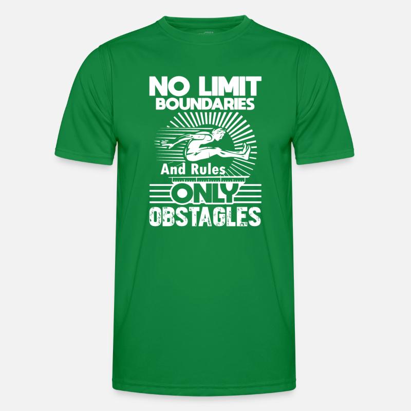 Parkour No Rules Only Obstacles Men's Functional T-Shirt