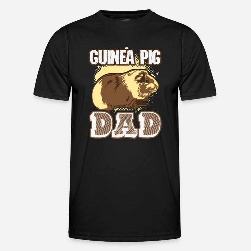 Guinea Pig Dad - Men's Functional T-Shirt - black