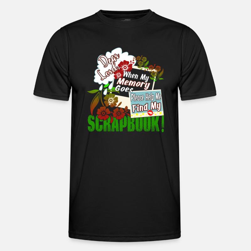 Scrapbooking Find My Scrapbook - Men's Functional T-Shirt - black