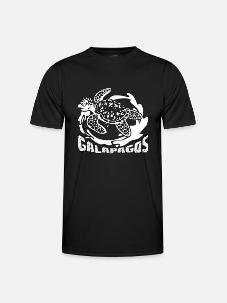 Funny Turtle Gifts - Men's Functional T-Shirt - black