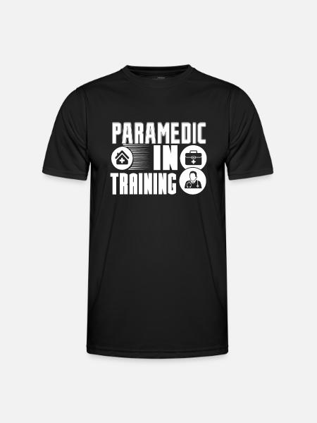 Paramedic in Training - Men's Functional T-Shirt - black