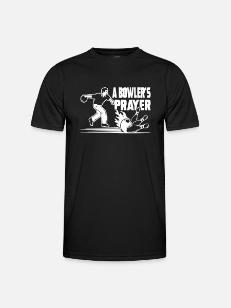 Bowling Bowler's Prayer - Men's Functional T-Shirt - black