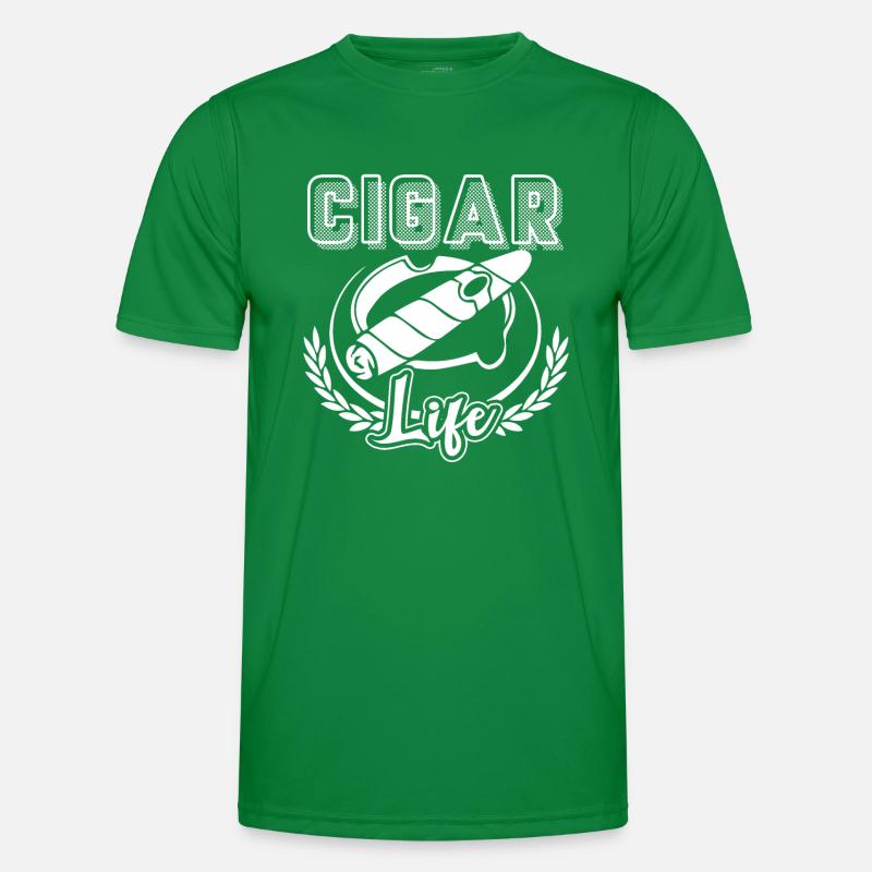 Cigar Smoking Cigar Life Men's Functional T-Shirt