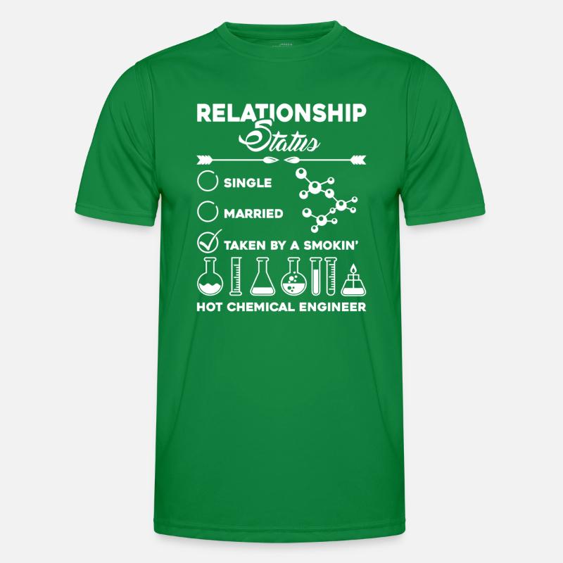 Chemical Technician Relationship Status Men's Functional T-Shirt