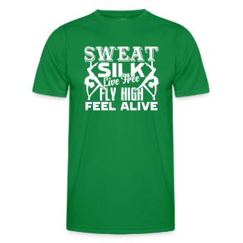 Aerialist Aerialist Fly High - Men's Functional T-Shirt - kelly green - Front - AI Model Male 178 dark (178cm)