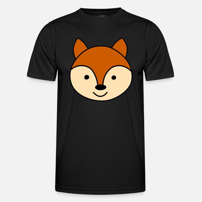 Cute fox Männer Funktions-T-Shirt