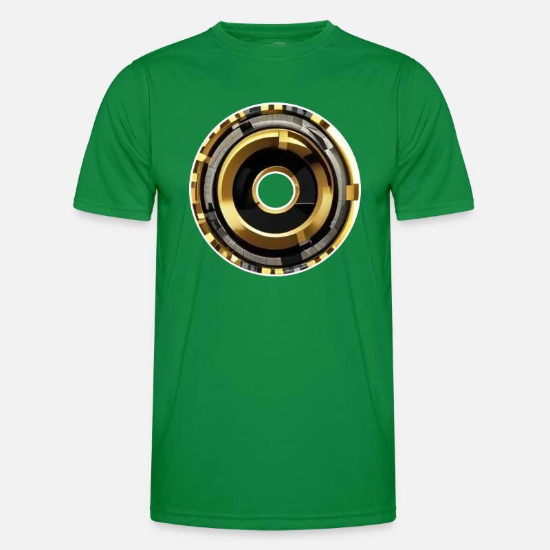 Quantenbogen-Reaktor Männer Funktions-T-Shirt