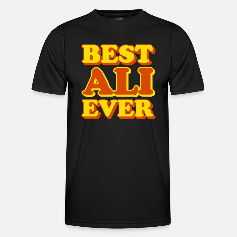 Ali First Name Funny Gift Men's Functional T-Shirt