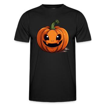 cute pumpkin - Männer Funktions-T-Shirt - Schwarz - Vorne - AI Model Male 178 dark (178cm)