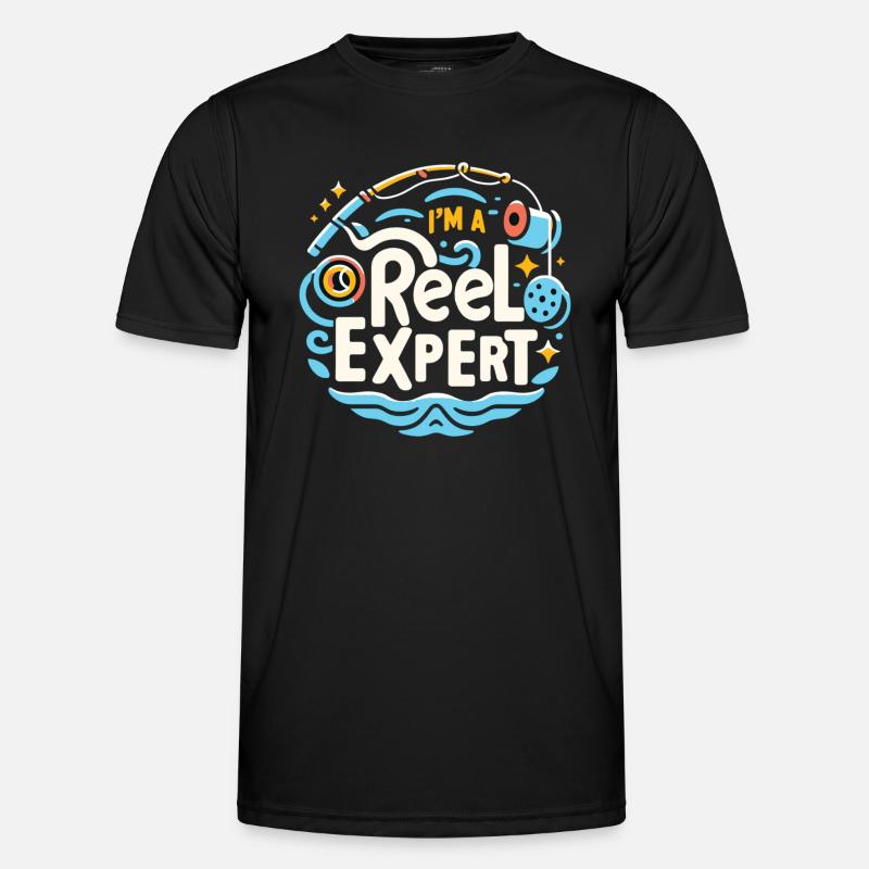 Ich bin ein Rollenexperte - Männer Funktions-T-Shirt - Schwarz