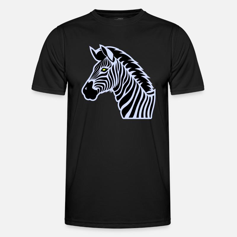 zebra - Men's Functional T-Shirt - black