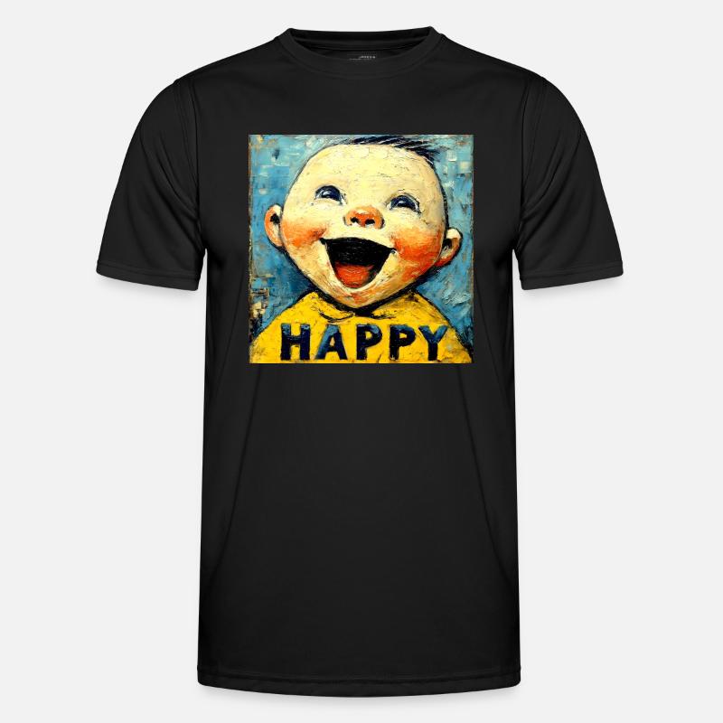 « Bébé heureux » de van Gogh T-shirt sport Homme