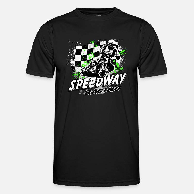 Speedway Racing - Men's Functional T-Shirt - black