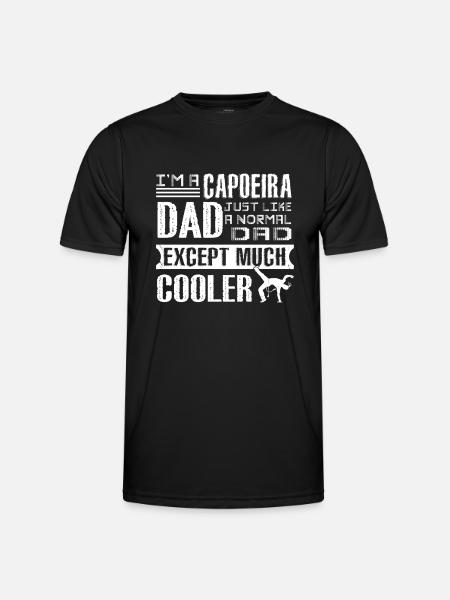 Cooler Capoeira Dad - Men's Functional T-Shirt - black