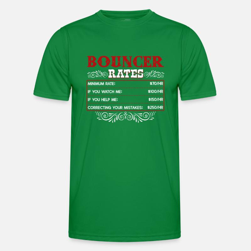Bouncer Rates Men's Functional T-Shirt