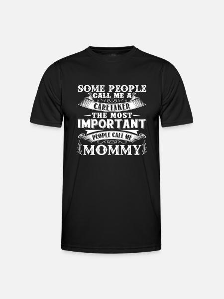 Caretaker Mommy - Men's Functional T-Shirt - black