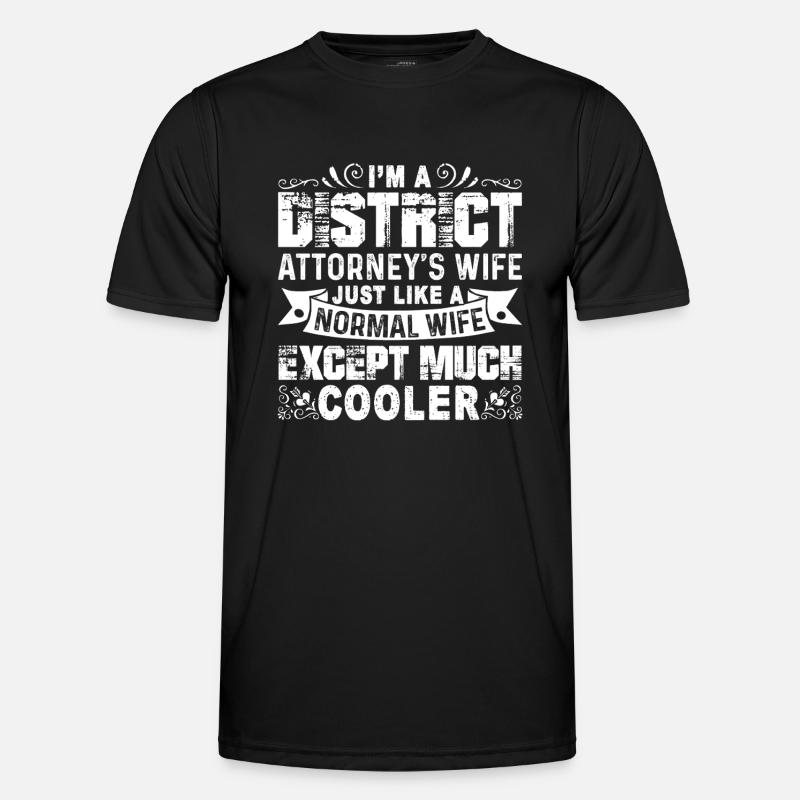 District Attorney District Attorney's Wife - Men's Functional T-Shirt - black