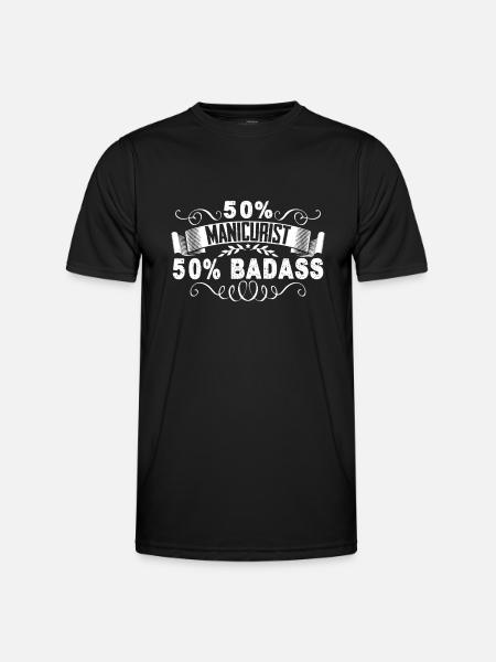 Manicurist Badass Manicurist - Men's Functional T-Shirt - black