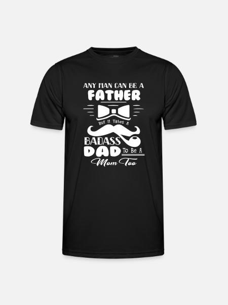 Father's Day Single Dad - Men's Functional T-Shirt - black