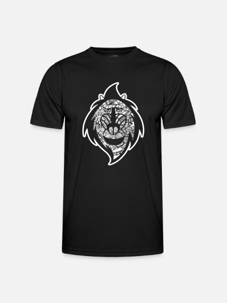 Baboon Baboon Floral Pattern - Men's Functional T-Shirt - black