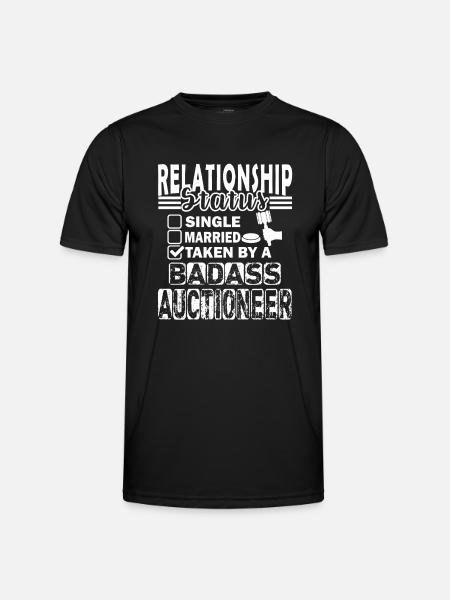 Auctioneer Relationship Status - Men's Functional T-Shirt - black