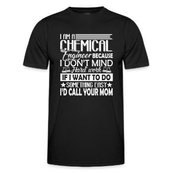 Chemical Engineer I Am A Chemical Engineer - Men's Functional T-Shirt - black - Front - AI Model Male 178 dark (178cm)