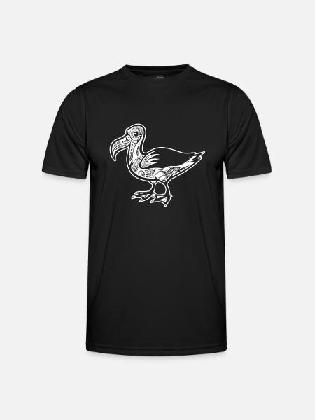Albatross Albatross Floral Pattern - Men's Functional T-Shirt - black