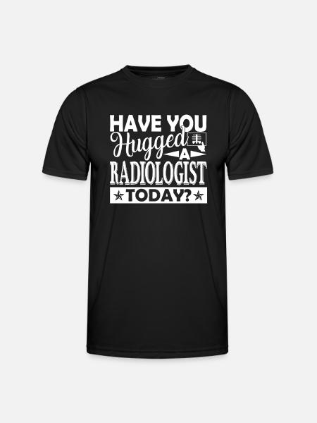 Radiologist Hugged Radiologist - Men's Functional T-Shirt - black