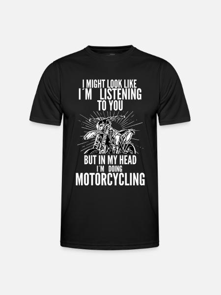 Motorcycle Lifestyle / Motorcycle / Motorcycles biker - Men's Functional T-Shirt - black