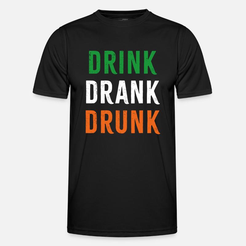 Drink Drank Drunk - Men's Functional T-Shirt - black