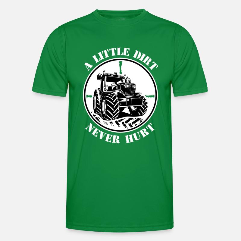 Traktor Traktorfahrer Landwirt Acker Feldarbeit Männer Funktions-T-Shirt