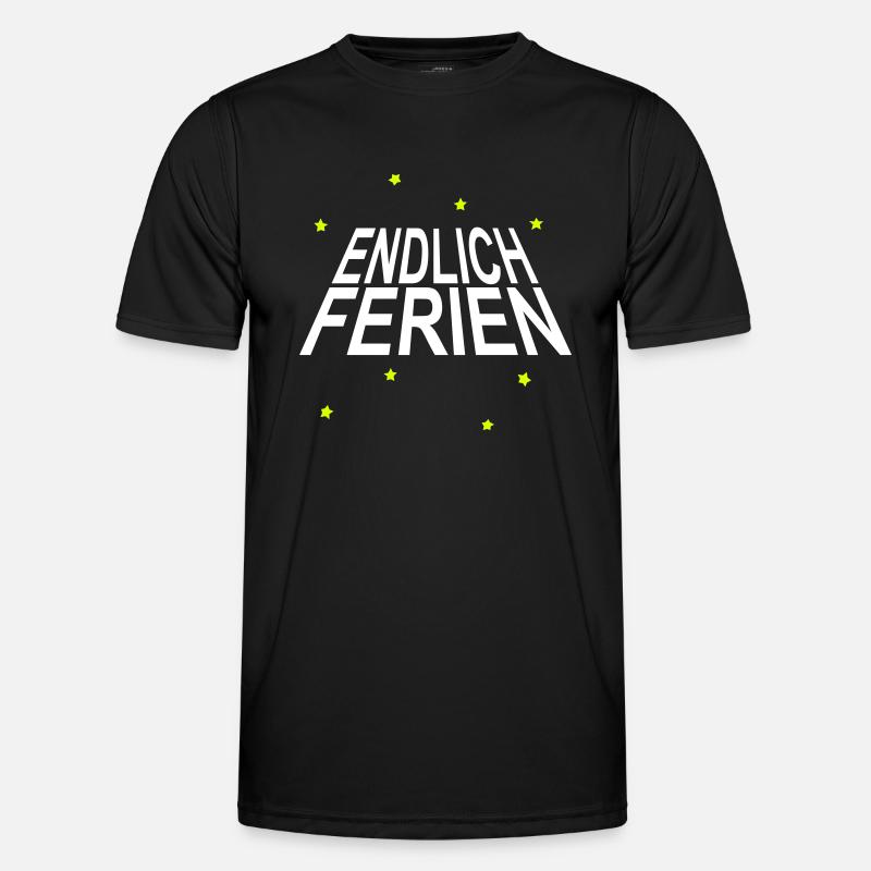 Endlich Ferien! Männer Funktions-T-Shirt