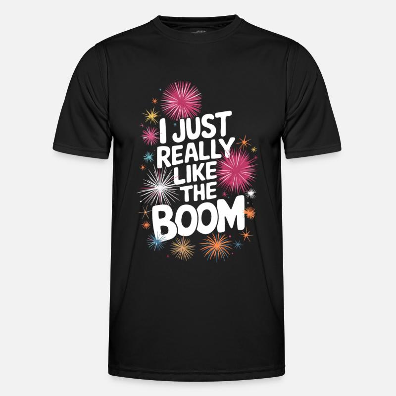 Pyrotechnics Fireworks Pyrotechnics - Men's Functional T-Shirt - black