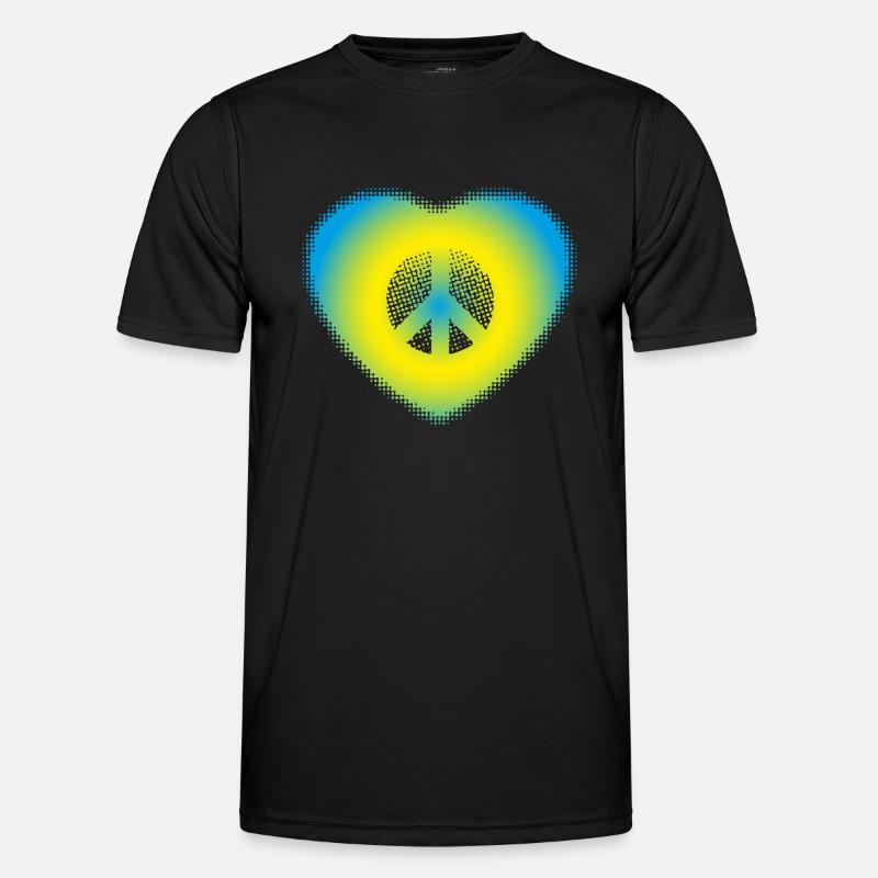 Peace (Hearts-Edition) Männer Funktions-T-Shirt
