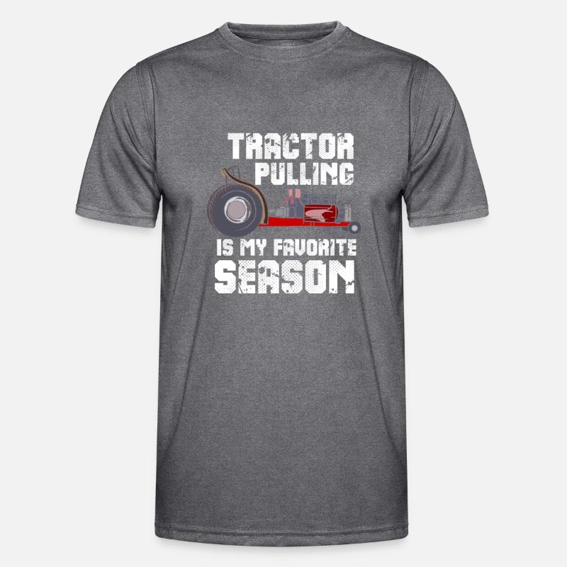 Tractor Pulling Season Fan Men's Functional T-Shirt