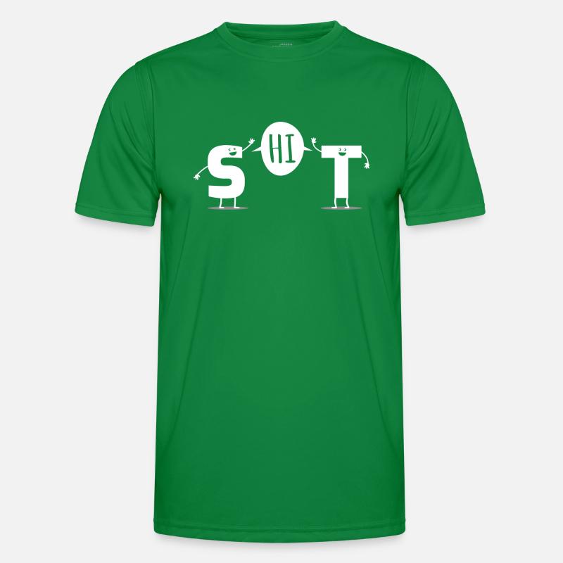 Scheisse - Shit Friends Männer Funktions-T-Shirt