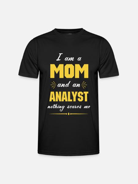 Maman analyste, maman analyste - T-shirt sport Homme - noir