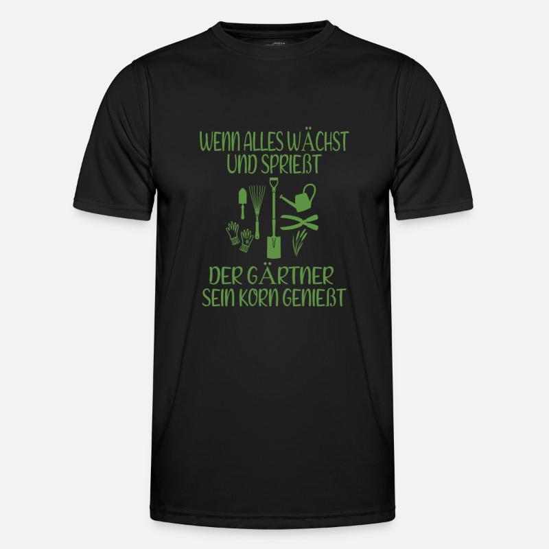 Gärtner Spruch Humor Garten Geschenkidee Männer Funktions-T-Shirt