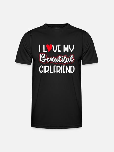 Couples Love Heart Friend Gift Idea Relationship - Men's Functional T-Shirt - black