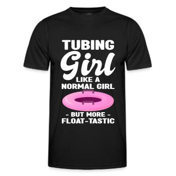 Rafting - Männer Funktions-T-Shirt - Schwarz - Vorne - AI Model Male 178 dark (178cm)